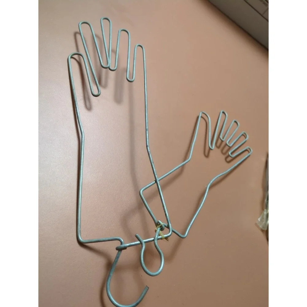 Vintage Metal Glove Hanger Department Store Display Advertising Cool Decor